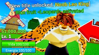 NOOB LEVEL 1 ADM COM FRUTA MAX HAKI E MUITO DINHEIRO NO BLOX FRUITS UPAR RÁPIDO [upl. by Stonwin]