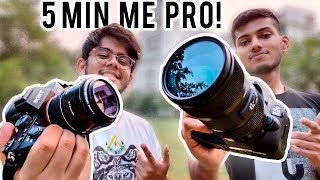 How to Use a DSLR Camera  Beginners Guide in Hindi  ft Angad Kahai Singh [upl. by Corenda364]