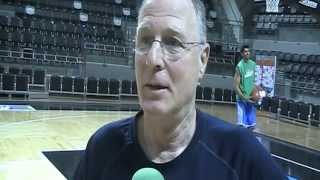 Interviews with Coach Brad Greenberg and guard Chanan Colman [upl. by Neille]