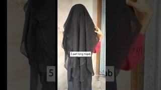 5 part niqab arabic shortvideo islamicstatus [upl. by Nosam]