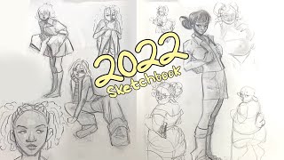 2022 Paperblanks Sketchbook Tour [upl. by Ayerf4]