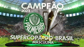 Apito final e encerramento de transmissão 🇮🇹 Palmeiras Campeão da Supercopa do Brasil 2023 [upl. by Eimak663]