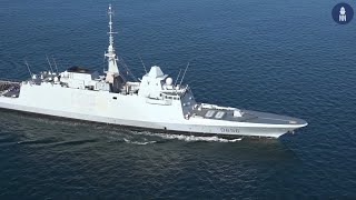 Euronaval Naval Group Starts Sea Trials of Air Defense FREMM quotAlsacequot [upl. by Yrakcaz676]