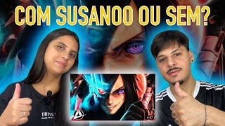 REACT EM CASAL  Madara Uchiha  Sonho Perfeito  AniRap [upl. by Colbert205]