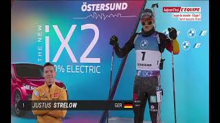 BIATHLON 2023 SPRINT HOMMES OSTERSUND 2023 [upl. by Silvano243]