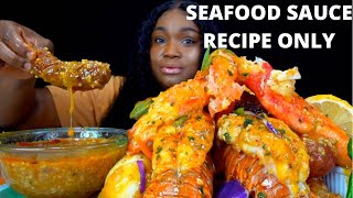 SEAFOOD MUKBANG SAUCE RECIPE  EATCOOKANDLIVEITUP SEAFOOD SAUCE RECIPE  SAUCE RECIPE [upl. by Ardnaz]