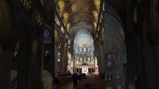 Sanctuaire SainteAnnedeBeaupré Church QuebecPlease do subscribe 🙏christmas quebecregion [upl. by Anawad]