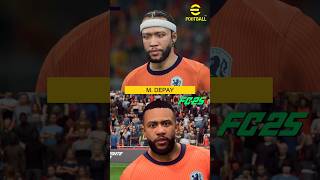 ⚔️ EA FC 25 vs EFOOTBALL 2025 Player Faces Comparison Comparação de Faces shorts efootball eafc [upl. by Jammie]