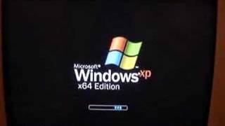 pc windows xp professional x64 trage startup [upl. by Kreager]