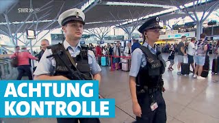 Unterwegs mit der Bundespolizei am Stuttgarter Flughafen [upl. by Skcirdnek]