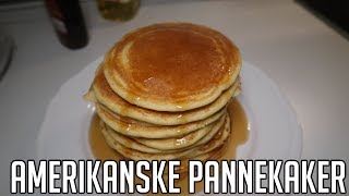 HJEMMELAGDE AMERIKANSKE PANNEKAKER [upl. by Enneillij]