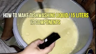 DISHWASHING LIQUID 15 LITERS EASY TIPS EXTREME BLOOMS [upl. by Ogires]