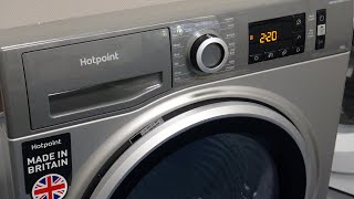 Hotpoint H3D91 Condenser Tumble Dryer Demonstration [upl. by Bobbee900]