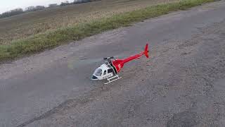 Fly wing Bell 206 V3 GPS RC Helicopter  first flight [upl. by Thomey]