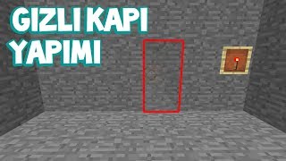 Gizli Kapı Nasıl Yapılır Minecraft Pe Türkçe [upl. by Krall]