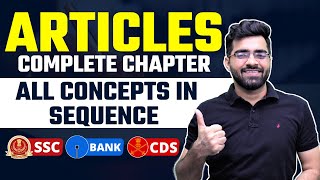 Articles  Complete Chapter  English Grammar For SSC Bank amp CDS  Tarun Grover [upl. by Arahsak]