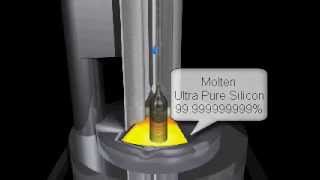 Crystal Silicon Ingot Formation [upl. by Dido]