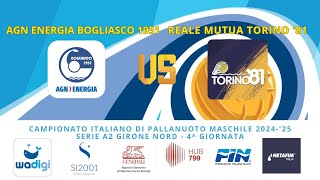 AGN ENERGIA BOGLIASCO 1951 vs REALE MUTUA TORINO 81 [upl. by Aitnahc]