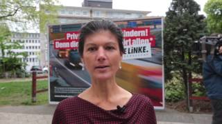 Sahra Wagenknecht NordrheinWestfalen muss sozial werden  mit der LINKEN [upl. by Meldon612]