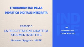 Episodio 3  La progettazione didattica strumenti e setting [upl. by Nai]