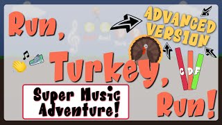 Thanksgiving Brain Break for Kids Sing Boomwhackers Body Percussion amp Rhythms Advanced Version [upl. by Bennet412]