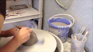 Giffin Grip Trimming Small Cups and Bowls [upl. by Sudnak]