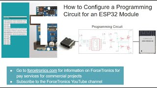 How to Configure a Programming Circuit for an ESP32 Module [upl. by Eatnuahc535]