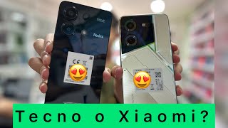 Xiaomi redmi note 13 vs Tecno POVA 5  cual es mas potente  cual comprar [upl. by Eanat630]