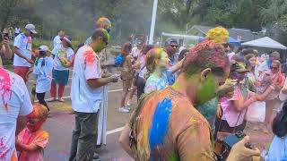 Celebrating Holi ISKCON of DC USA l Festival of Color [upl. by Oznarol]