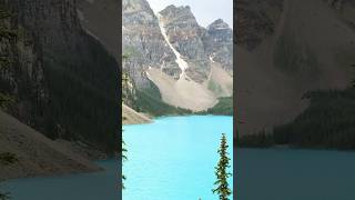 Moraine Lake  Canada 🇨🇦 Banffs most popular locations stunning turquoise gem [upl. by Markson]