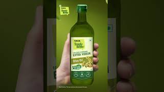 Introducing 100 Pure 𝙀𝙭𝙩𝙧𝙖 𝙑𝙞𝙧𝙜𝙞𝙣 𝙊𝙡𝙞𝙫𝙚 𝙊𝙞𝙡  Tata Simply Better  OliveOil  ColdpressedOil [upl. by Adoh]