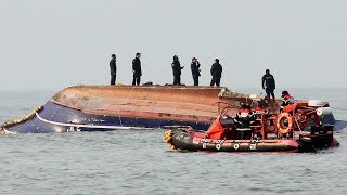 Fishing boat capsizes in South Korea eight killed [upl. by Yejus]