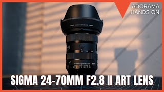 The SIGMA 2470mm F28 DG DN II  Art Lens  Breaking Down Top Features [upl. by Jain203]