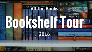 All the Book Bookshelf Tour  2016 [upl. by Zehc]