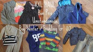 XXL Haul Bon Prix  Mama und Kleinkind  Umstandsmode  Boy Winter  Frühling Gr 110 P [upl. by Converse]