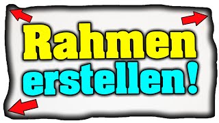 Thumbnail Rahmen erstellen  Leicht YouTube Thumbnail Rahmen anfertigen  Download [upl. by Doughman]