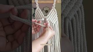 Macrame beginners friendly knots 🪢  macrame animals  macrame bat 🦇 shorts viraldiy [upl. by Venterea]