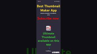 ♻️Best Thumbnail maker app✅ attractive thumbnail maker 📲 [upl. by Blank]