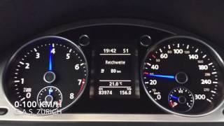 VW Passat R36 Variant 300 PS 0100 kmh acceleration [upl. by Ravi57]