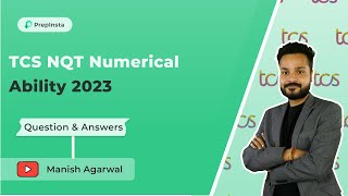 TCS NQT Numerical Ability Questions 2023  2024  Actual Previous Year Questions [upl. by Mor]