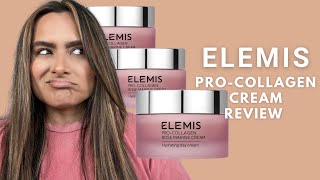 Elemis PROCOLLAGEN Rose Marine Cream Review  Nadia Vega [upl. by Aay722]