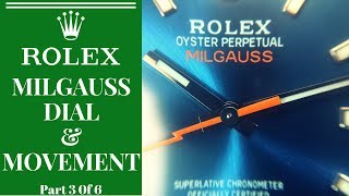 Rolex Milgauss Dial and Movement [upl. by Ayerhs]