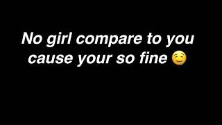 I just wanna tell you that your one of a kind ☺️❤️ LYRICS [upl. by Adnovahs]