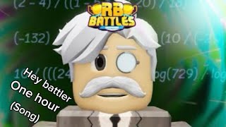 Hey battler  RB Battles song 1 hour [upl. by Tnemelc]