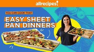 3 Easy Sheet Pan Dinners To Feed The Whole Family  Allrecipes [upl. by Llirred]