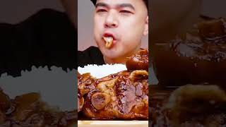 Braised Pork Knuckle  Mukbang ASMR alfieeats food braisedpork asmr foryou shorts viralvideo [upl. by Letisha]