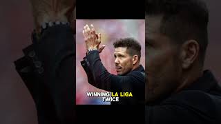 Diego Simeone marks his 700th game in charge of Athletico Madrid 🐐trend sports viral shorts [upl. by Chao358]