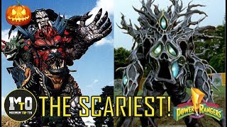 TOP 10 POWER RANGERS SCARIEST MONSTERSHALLOWEEN SPECIAL [upl. by Bruno183]