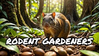 All About Agoutis The Rainforest’s Nut Planting Rodents [upl. by Einama]