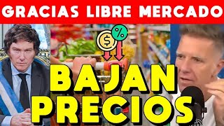 BAJAN PRECIOS 🚨 MILEI TENÍA RAZÓN 💪 GRACIAS LIBRE MERCADO COMPETENCIA REDUCEN COSTOS [upl. by Neelak]